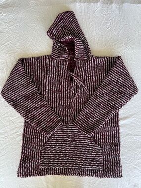 Burgundy Baja Hoodie